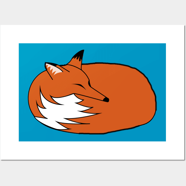 Witty Fox Wall Art by PatrioTEEism